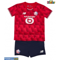 Lille OSC Heimtrikotsatz Kinder 2025-26 Kurzarm (+ Kurze Hosen)